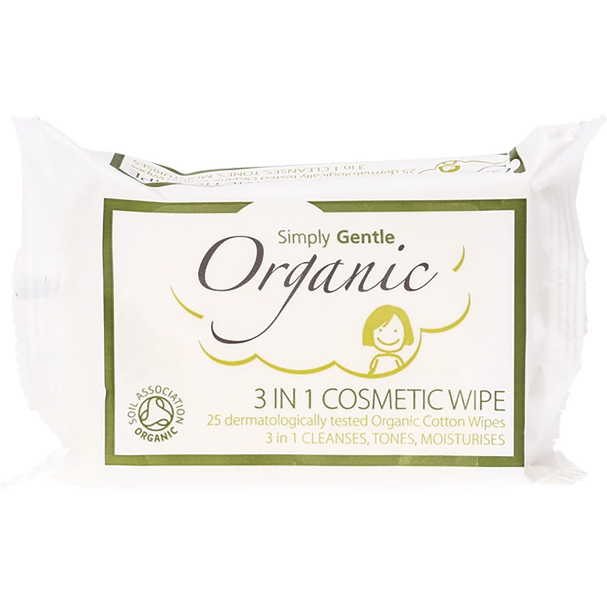 3 in 1 Cosmetic Wipe Cleanses, Tones, Moisturises