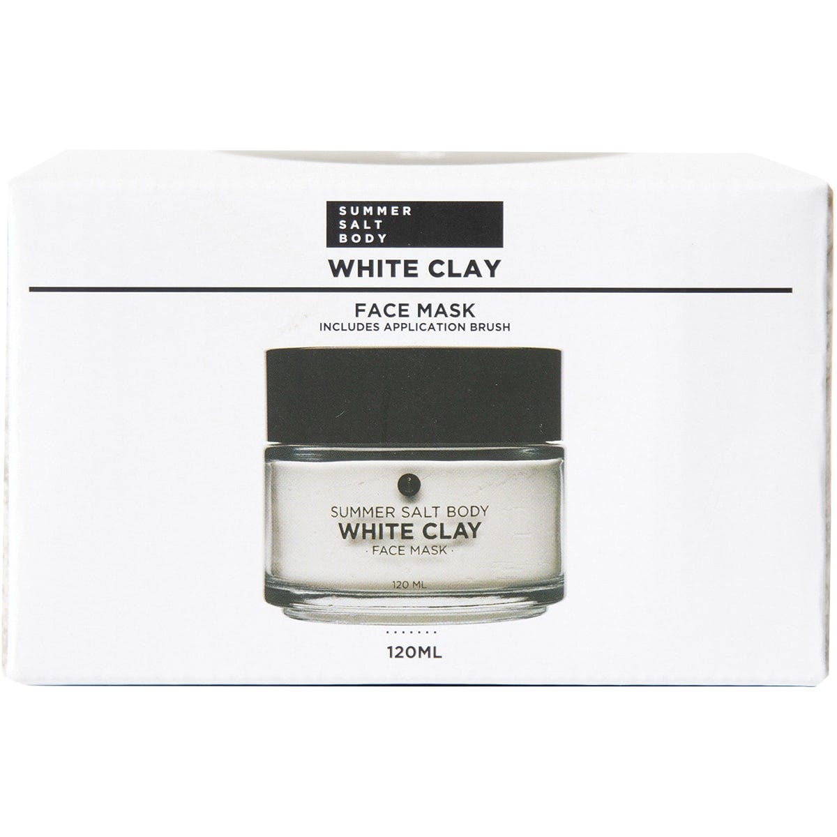 Summer Salt Body Face Mask White Clay