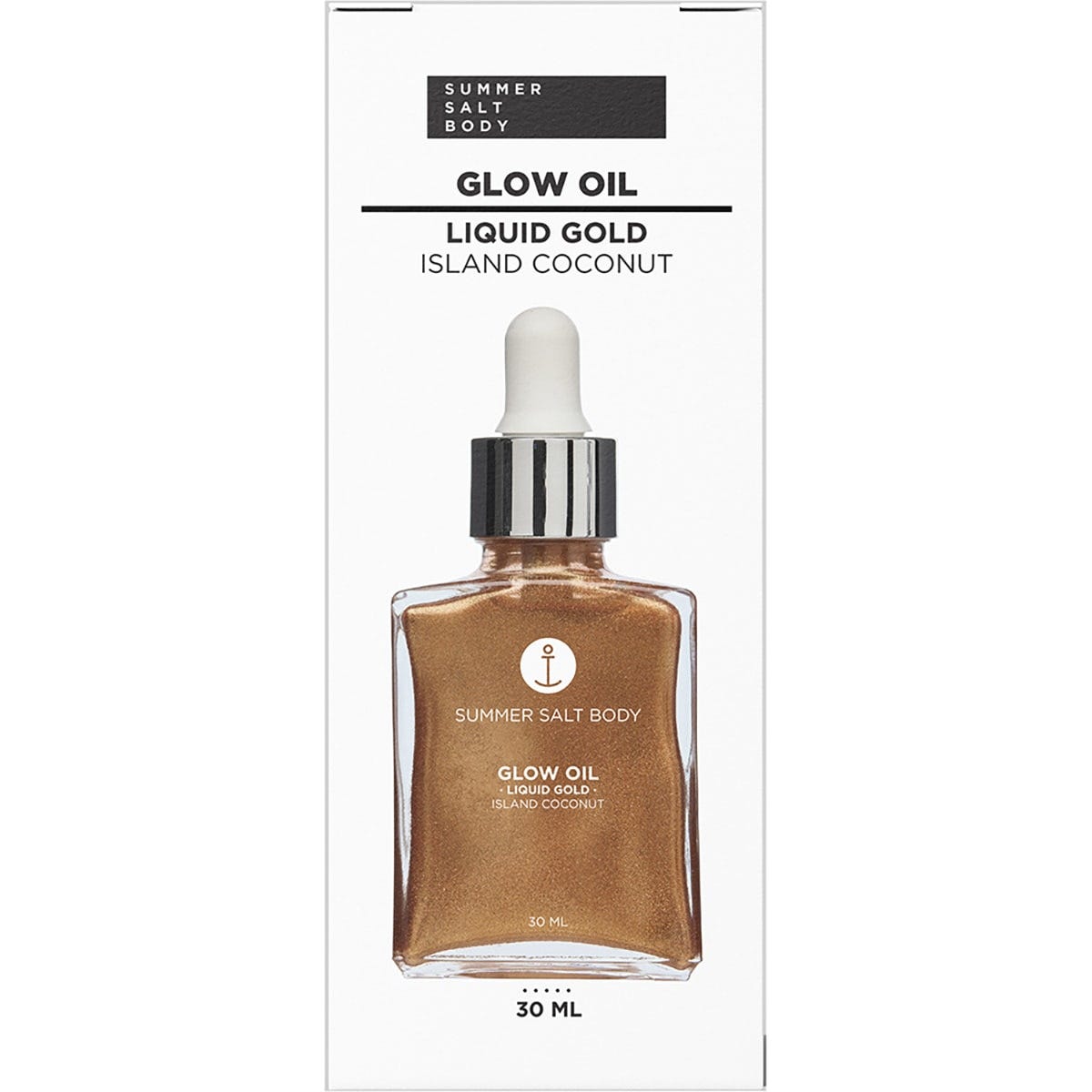 Summer Salt Body Glow Oil Liquid Gold Island Coconut