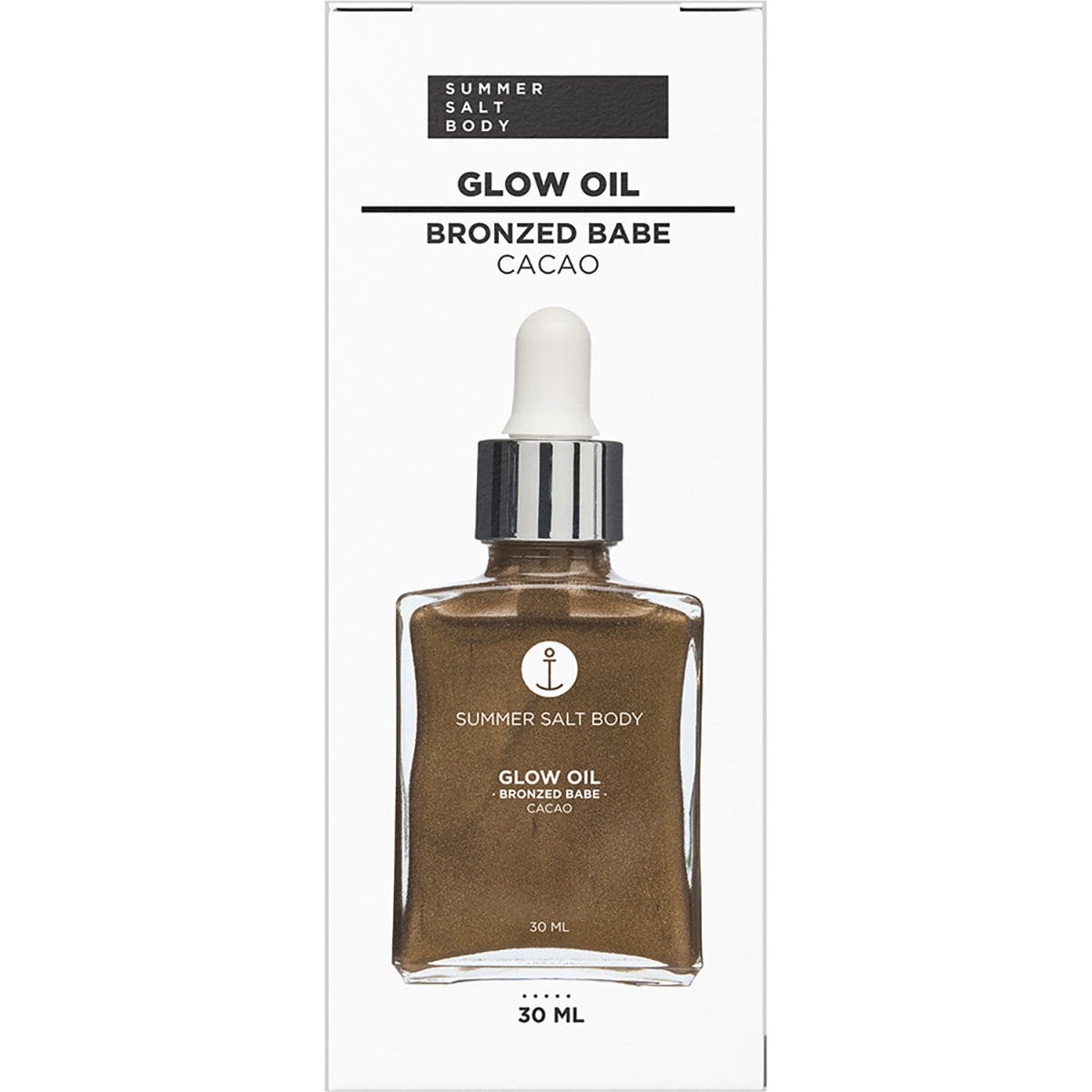 Summer Salt Body Glow Oil Bronzed Babe Cacao