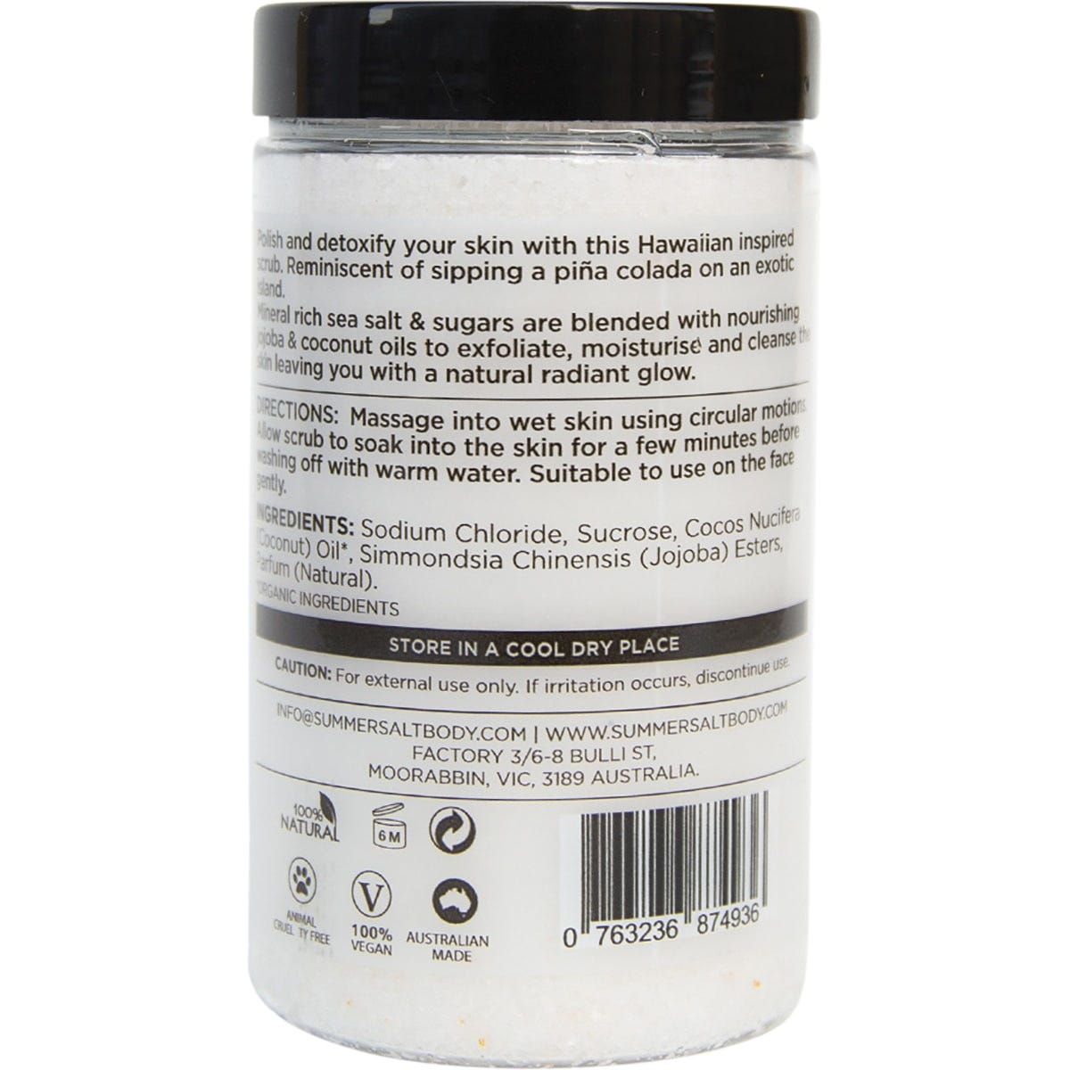 Summer Salt Body Salt Scrub Pineapple