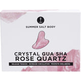 Summer Salt Body Crystal Gua Sha Rose Quartz