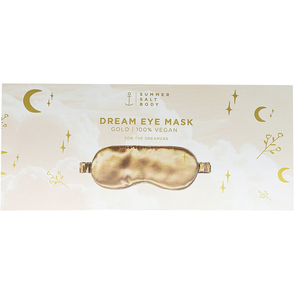 Summer Salt Body Dream Eye Mask Gold (Satin + Spandex)