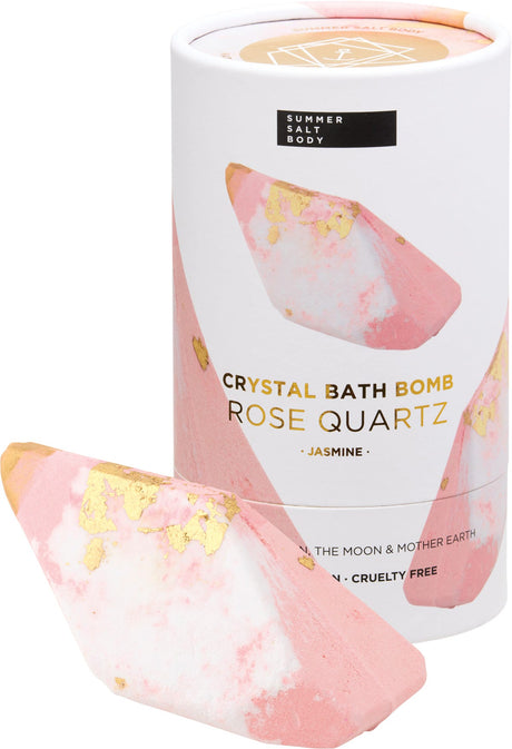 Crystal Bath Bomb Rose Quartz Jasmine