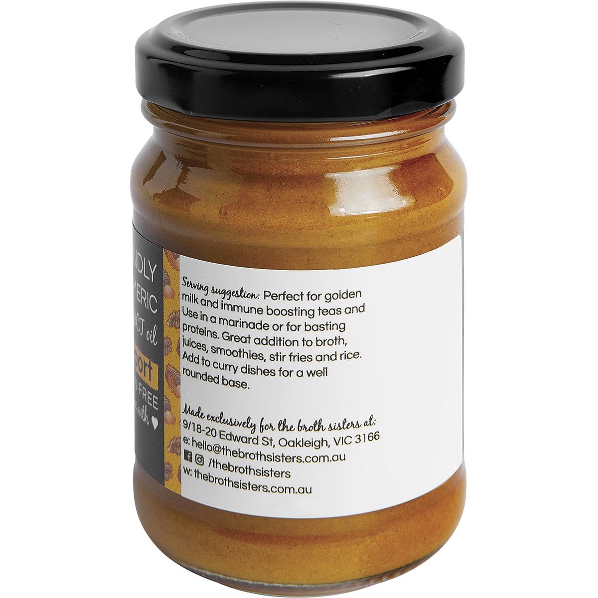 The Broth Sisters Activated Turmeric & Ginger Paste with MCT Oil