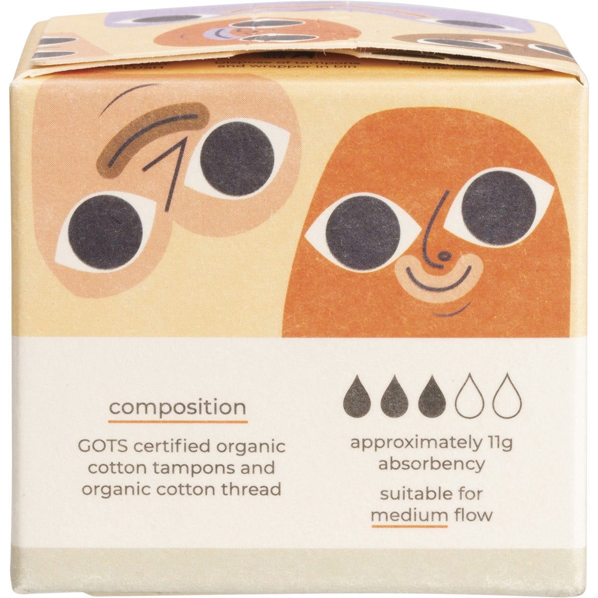 Tsuno Organic Cotton Tampons Regular