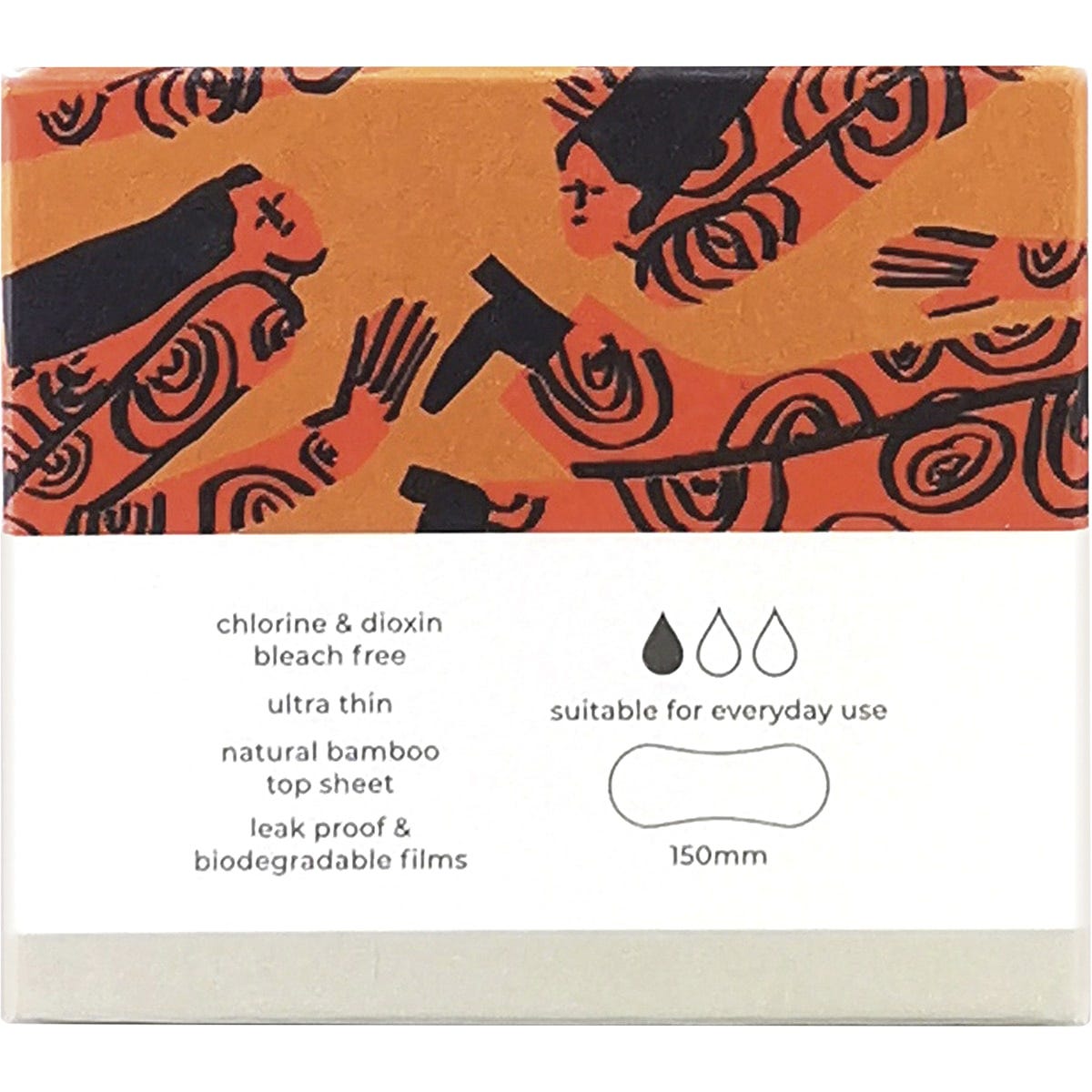 Tsuno Natural Bamboo Panty Liners Ultra Thin