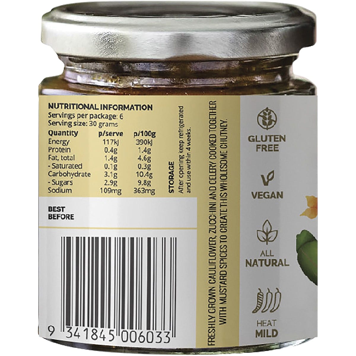 Turban Chopsticks Chutney Cauliflower