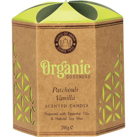 Natural Soy Wax Candle Patchouli Vanilla