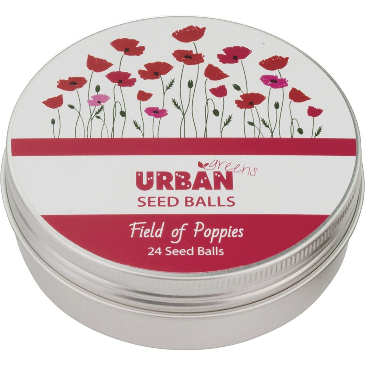 Seed Balls Field of Poppies 24 per Tin