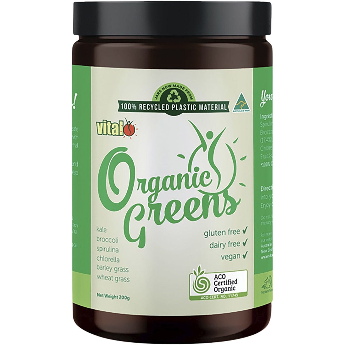Vital Organic Greens Powder