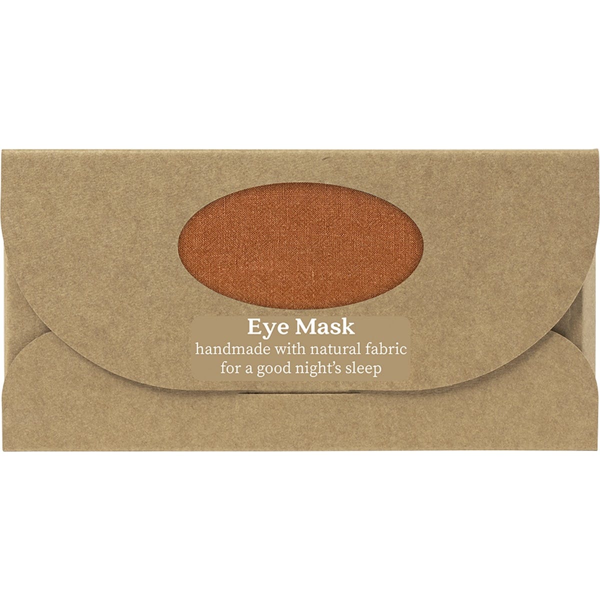 Wheatbags Love Eye Mask Luxe Linen Copper