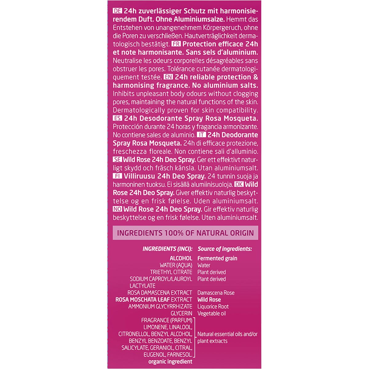 Weleda 24h Deo Spray Wild Rose