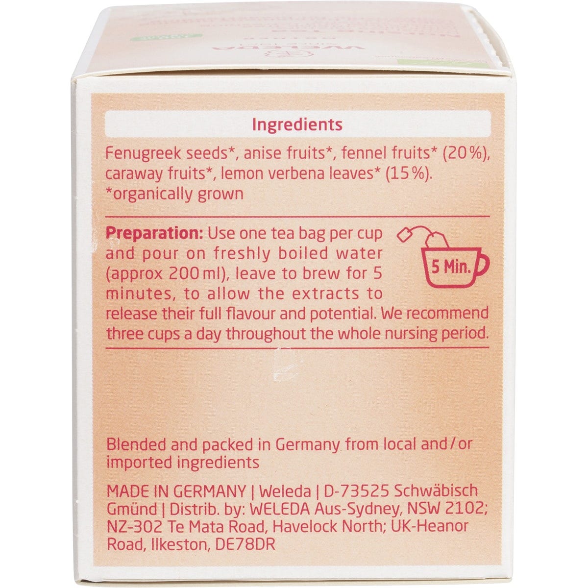 Weleda Nursing Tea Bags Mum