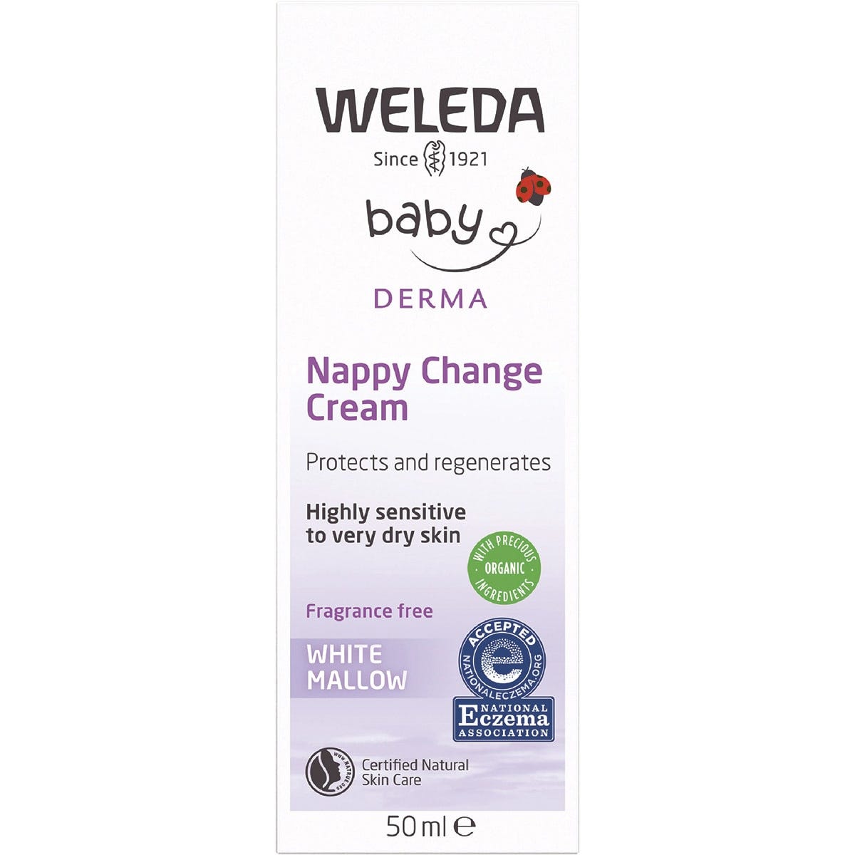 Weleda White Mallow Nappy Change Cream Fragrance Free