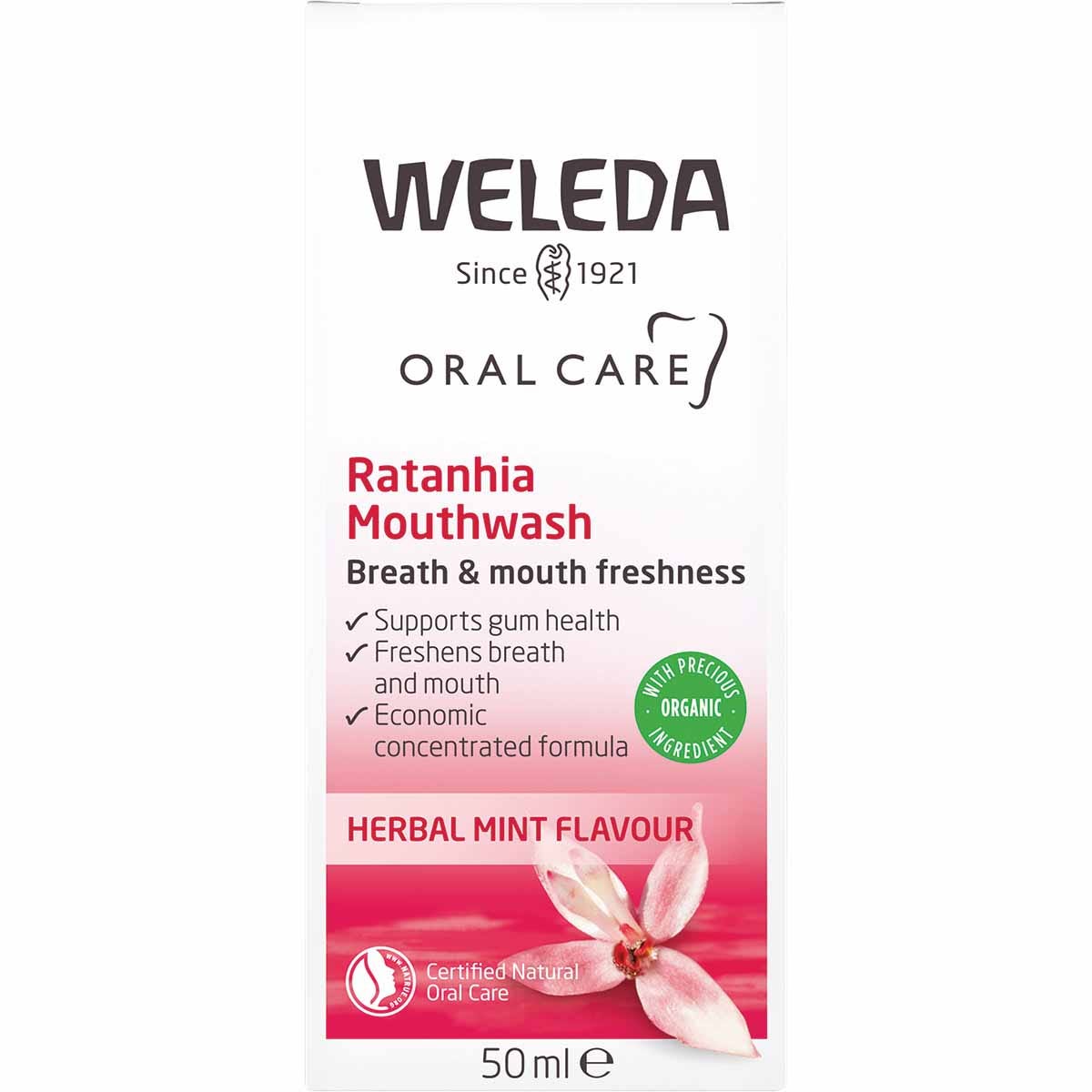 Weleda Mouthwash Ratanhia Herbal Mint Flavour