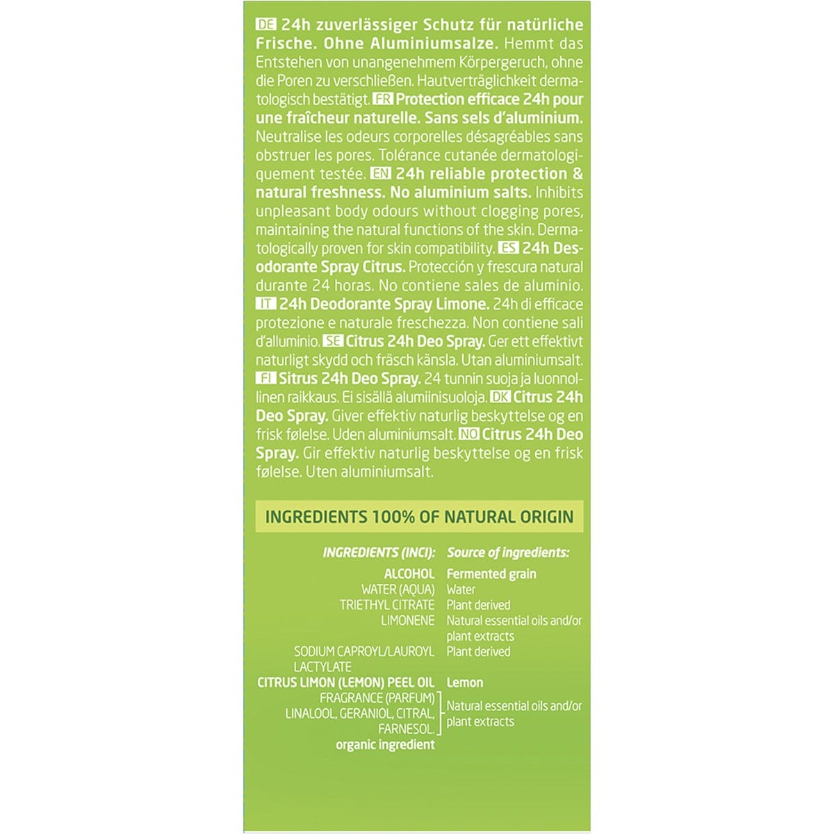 Weleda 24h Deo Spray Citrus