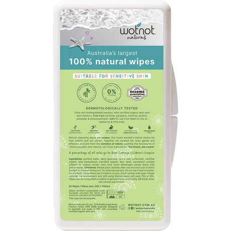 Baby Wipes with Case 100% Biodegradable