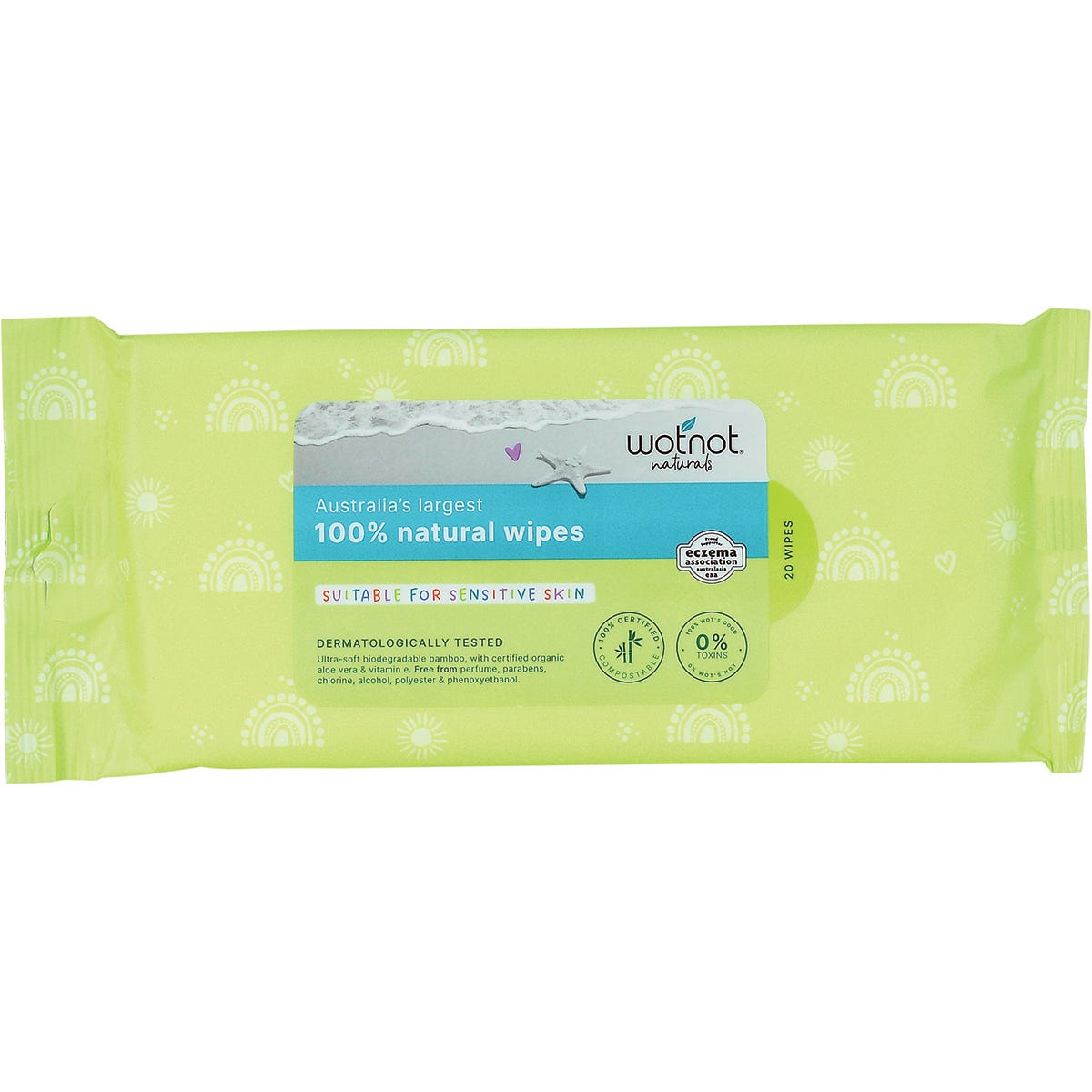 Baby Wipes for Case Refill Pack 100% Biodegradable