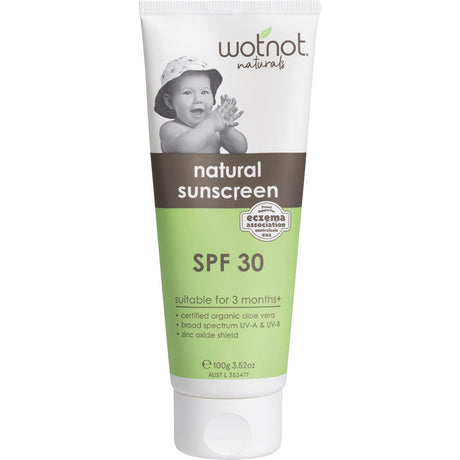 Natural Sunscreen SPF 30 Suitable for 3 Months+