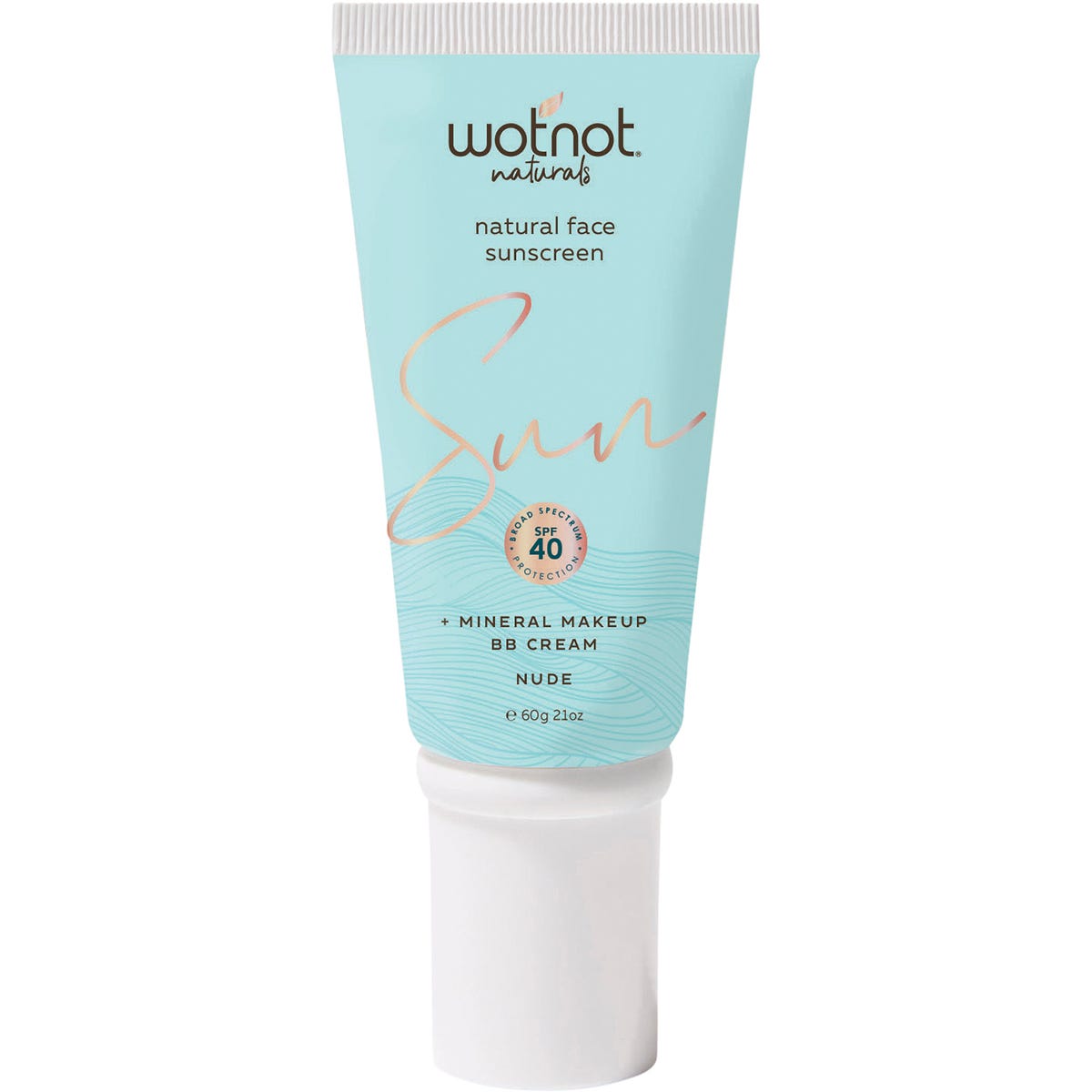 Wotnot Natural Face Sunscreen 40 SPF Nude BB Cream