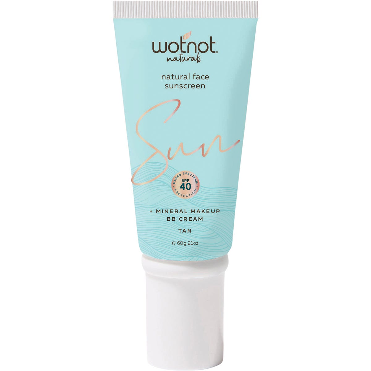 Wotnot Natural Face Sunscreen 40 SPF Tan BB Cream