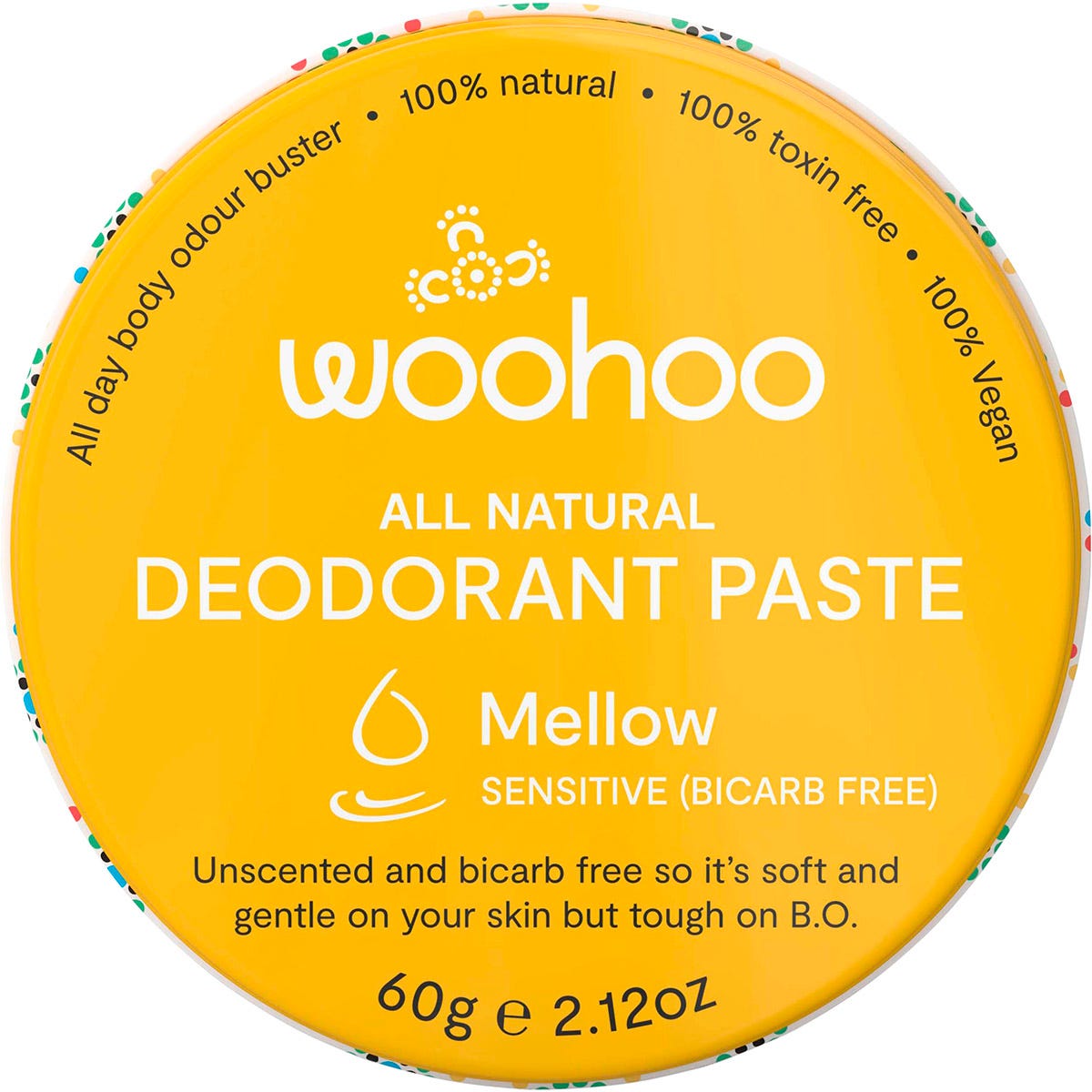 Deodorant Paste Tin Mellow Sensitive Bicarb Free