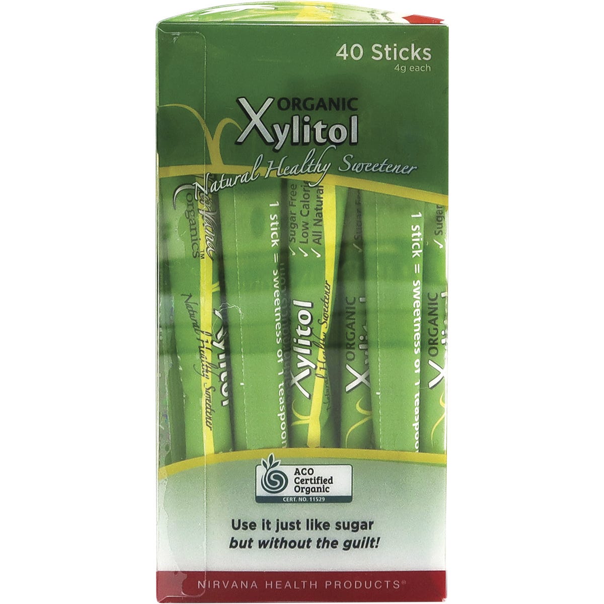 Nirvana Organics Xylitol Sticks Certified Organic