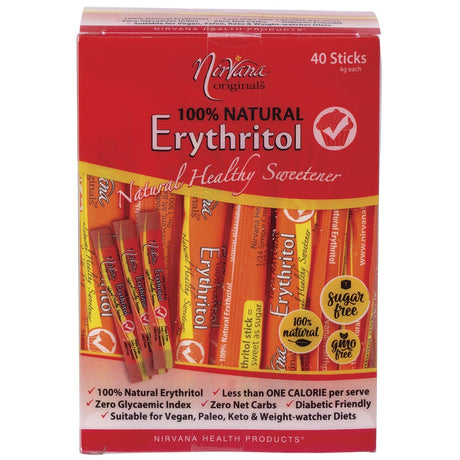 Erythritol 100% Natural Sticks