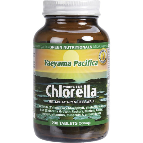 Yaeyama Pacifica Chlorella Tablets 500mg