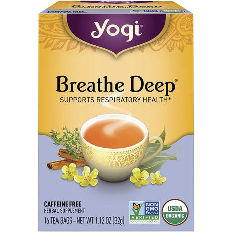 Herbal Tea Bags Breathe Deep