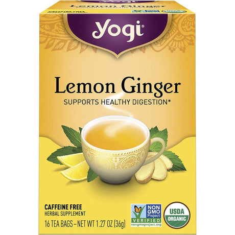 Herbal Tea Bags Lemon Ginger