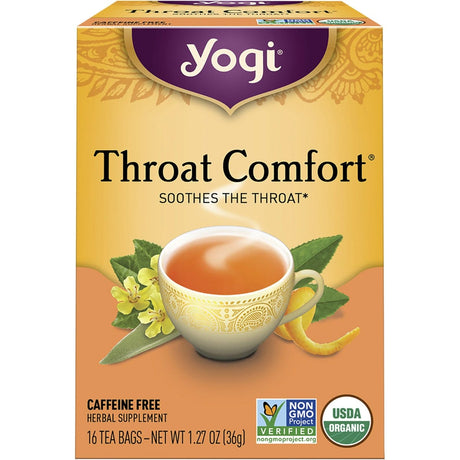 Herbal Tea Bags Throat Comfort