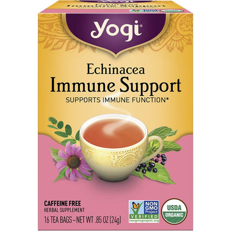 Herbal Tea Bags Echinacea Immune Support