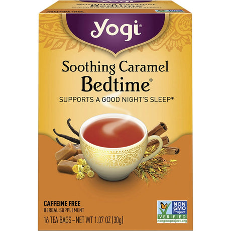 Herbal Tea Bags Soothing Caramel Bedtime