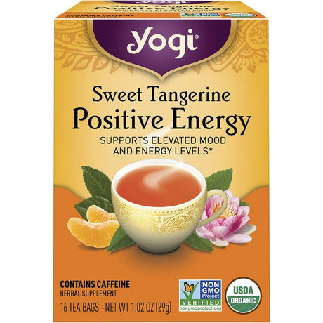 Herbal Tea Bags Sweet Tangerine Positive Energy