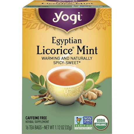 Herbal Tea Bags Egyptian Licorice Mint