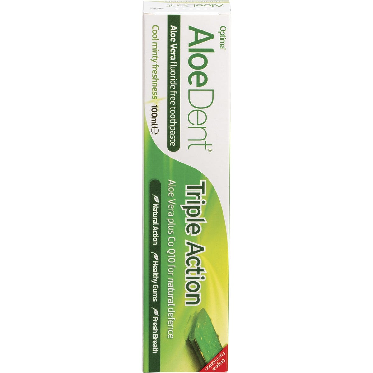 Aloe Dent Toothpaste Fluoride Free Triple Action