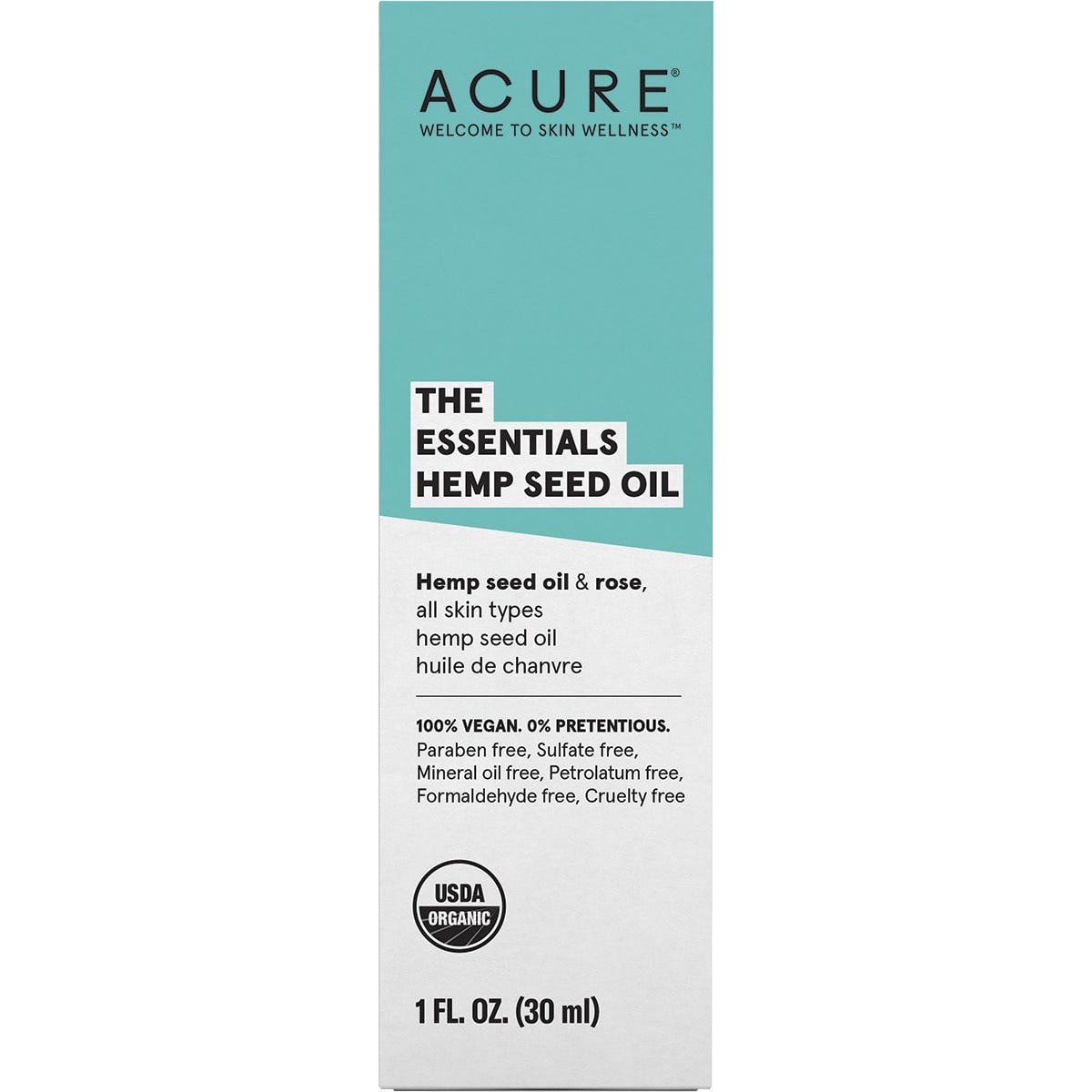 Acure The Essentials Hemp Seed Oil