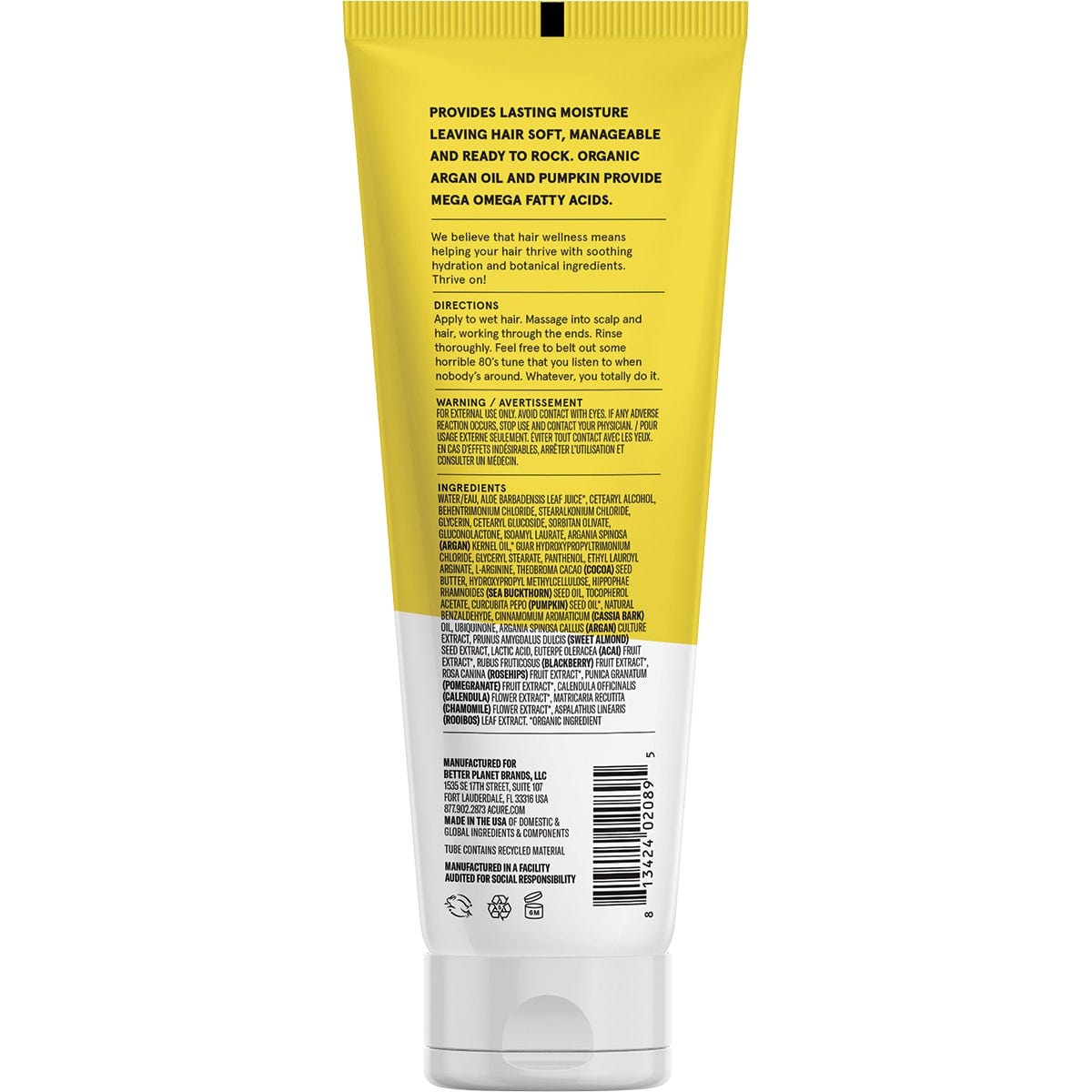 Acure Ultra Hydrating Conditioner Argan