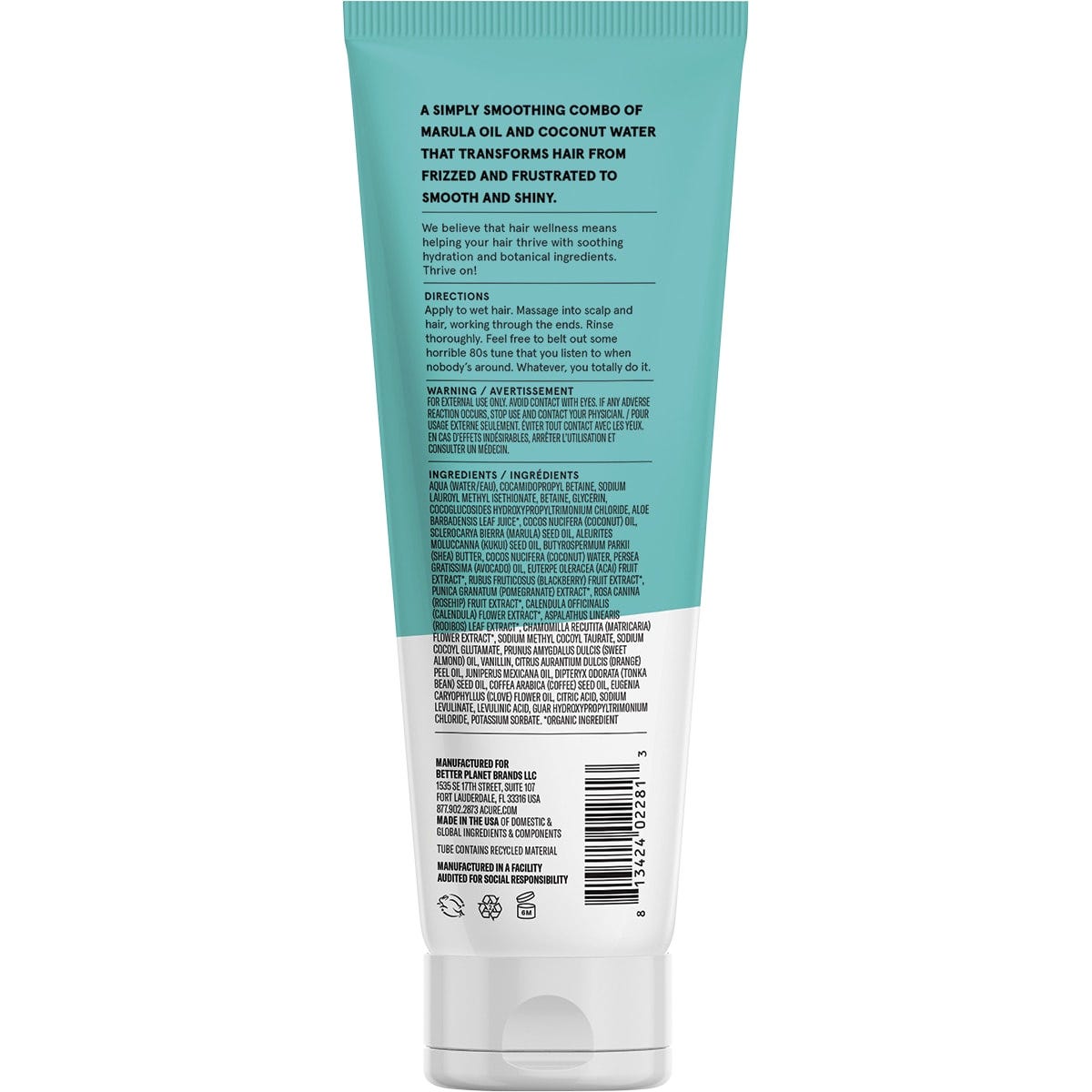 Acure Simply Smoothing Shampoo Coconut