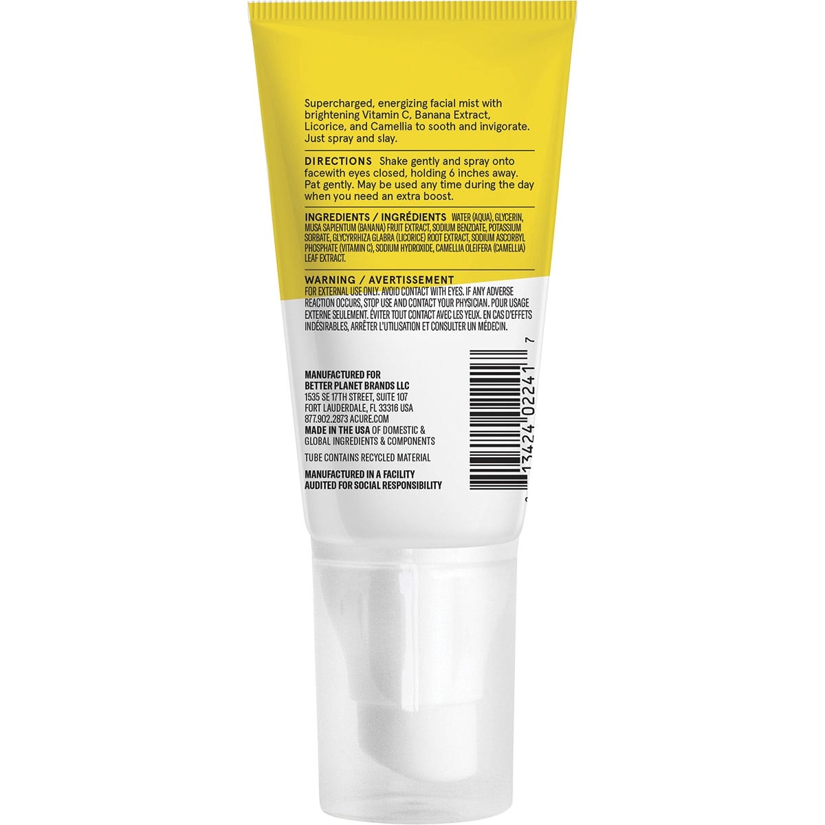 Acure Brightening Vitamin C Superfine Mist