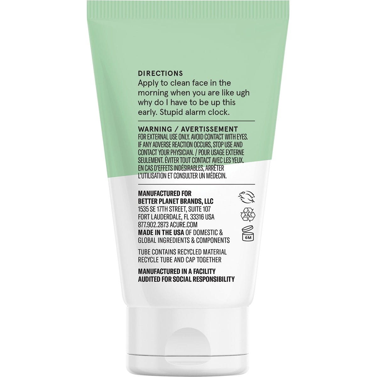 Acure Ultra Hydrating 12 Hour Facial Moisturizer