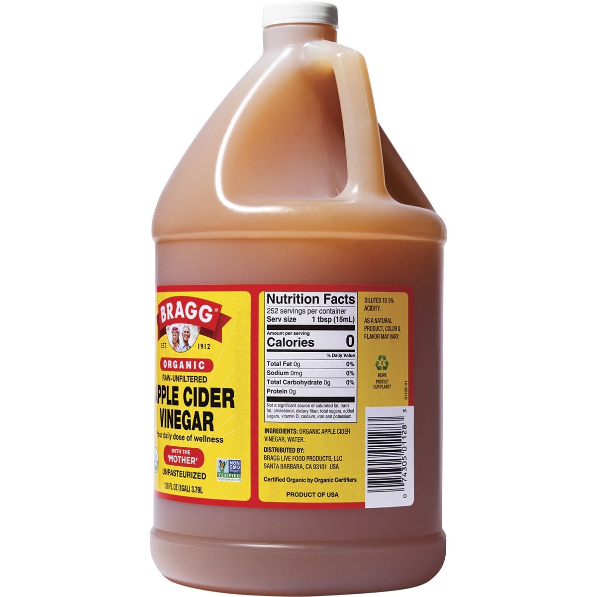 Bragg Apple Cider Vinegar Unfiltered with The Mother