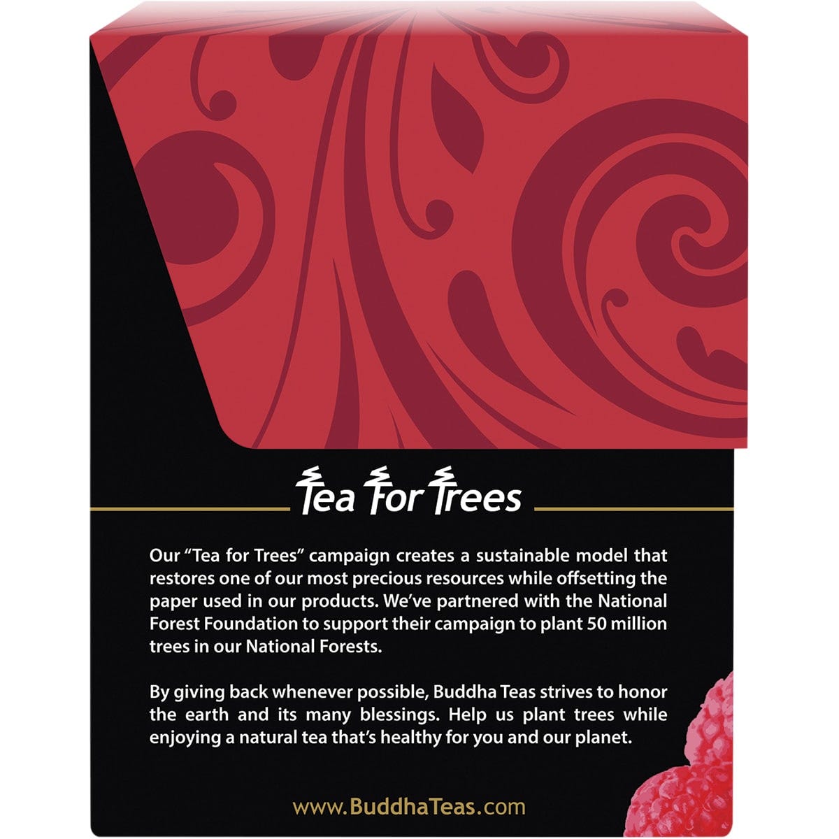 Buddha Teas Organic Herbal Tea Bags Raspberry Leaf Tea