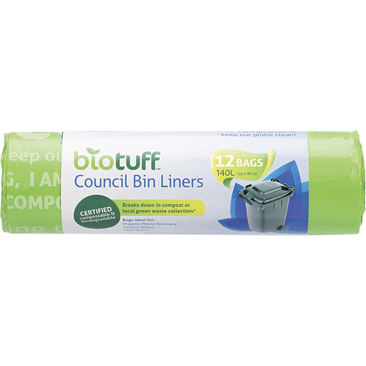 Council Bin Liners Large Bags 140L