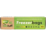 Biotuff Compostable Freezer Bags Medium Bags 4L