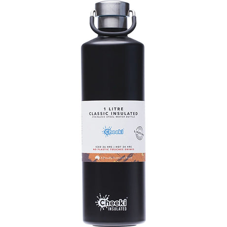 Stainless Steel Bottle Insulated Black