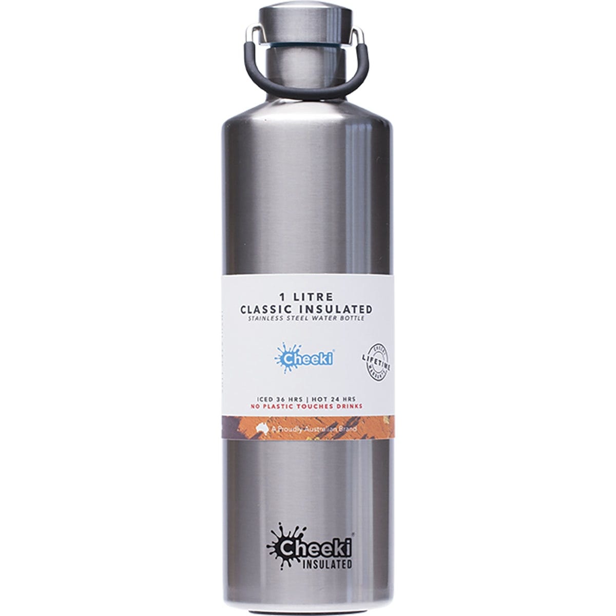 Stainless Steel Bottle Insulated Silver