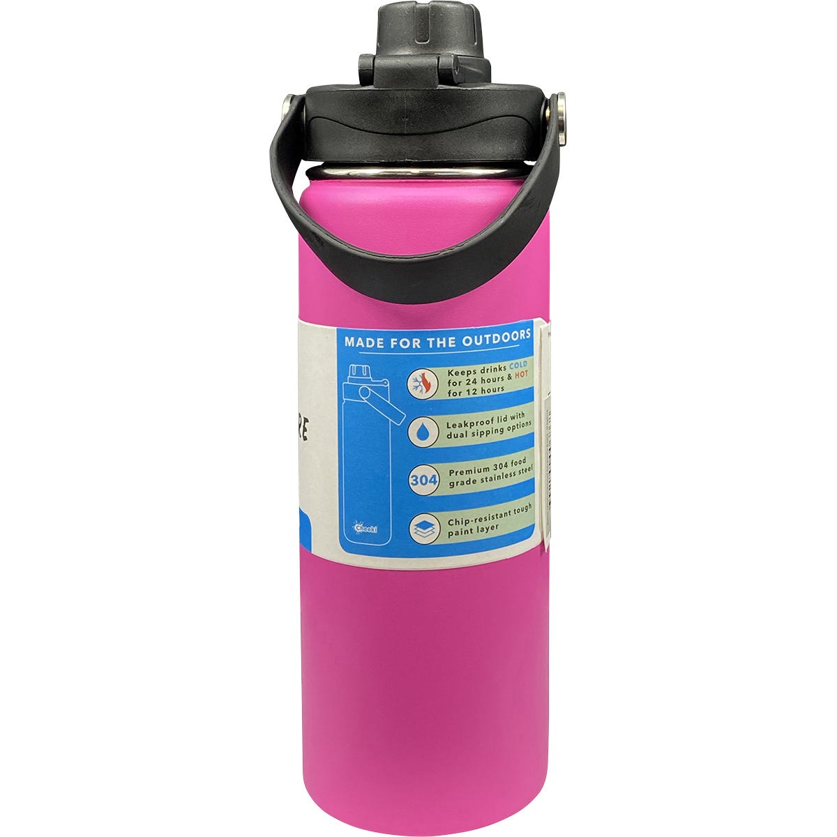 Cheeki Stainless Steel Bottle Adventure Insulated Magenta